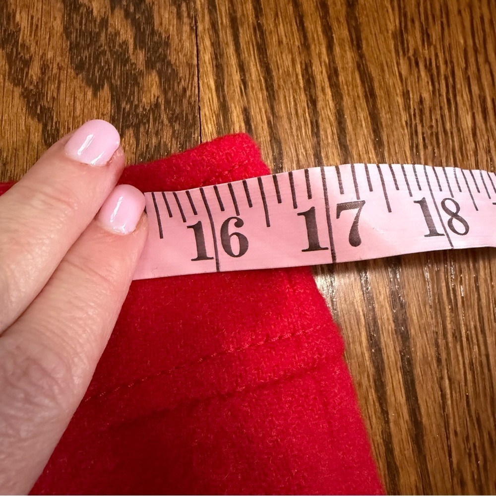 Talbots Petite Red Pencil Skirt Wool Blend Size 10P - Picture 6 of 7